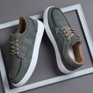Men'S Athletic Shoes, Low-Top Casual Lace-Up Sneakers