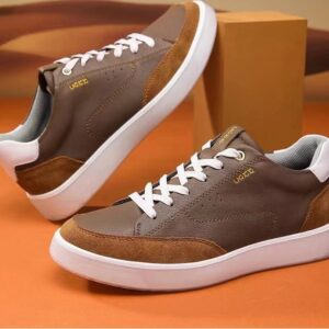 Comfortable Lace-Up Leather Sneakers